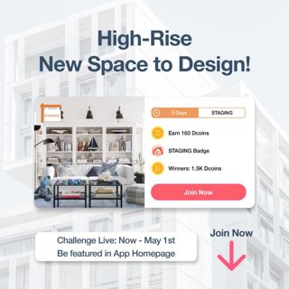Calling all creative designers! A new virtual design game lives from now to May 1st, 2024. We can’t wait to see your amazing designs light up our app home page! Join now and publish your fantastic design! #decormattersdesign #living #virtual