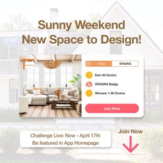 Calling all creative designers! A new virtual design game lives from now to April 17th, 2024. We can’t wait to see your amazing designs light up our app home page! Join now and publish your fantastic design! #decormattersdesign #living #virtual