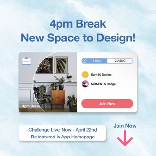  Calling all creative designers! A new classic design game lives from now to April 22nd, 2024. We can’t wait to see your amazing designs light up our app home page! Join now and publish your fantastic design! #decormattersdesign #living #classic