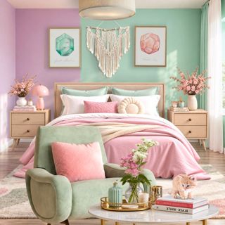 #classic #pastelvibes #dreamybedroom #softcolors #designgames #blissfulretreat