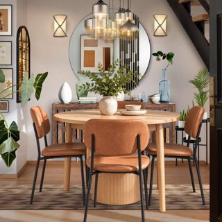 #series #diningstyle #earthytones #modernhome #designgames #cityloftdiningroom