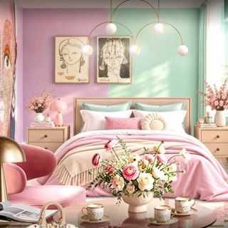 | Blissful Retreat | #classic #pastelvibes #dreamybedroom #softcolors #designgames #blissfulretreat |