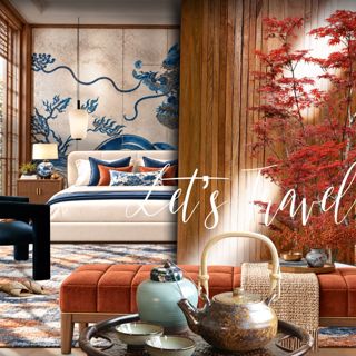 | Hangzhou Serenity, Eastern Poetry — A Bedroom Designed For Tranquility. Enjoy Your Stay ! | #vacation #watercolors #zenvibes #designgames #hangzhou #China #travel #asian  #letstravel