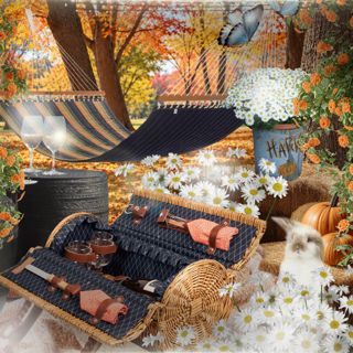 #throwback #autumndecor #cozyvibes #fallinspiration #natureescape #designgames #autumnpicnic #autumn
