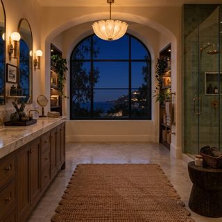 #aichallenge #coastalbliss #bathroom #sage #serene #challenge #aigenerated