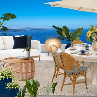 #vacation #vacationvibes #beachhouse #sunnydecor #designgames #santorinigreece