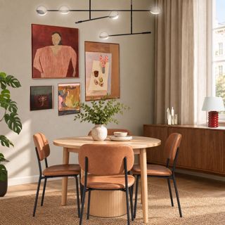#pro #diningroom #chicstyle #earthytones #designgames #diningdelight