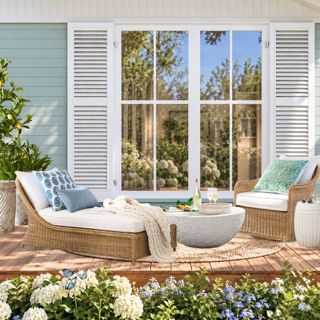 #pro #outdoorliving #patio #sunnyvibes #relaxation #designgames #sunnypatioescape