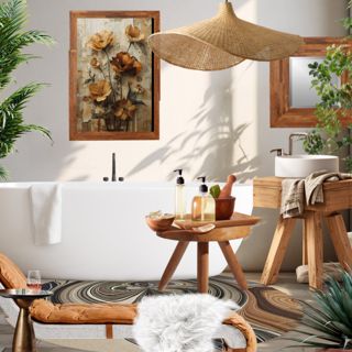 #throwback #bathroomdesign #relaxation #naturalelements #designgames #relaxingretreat