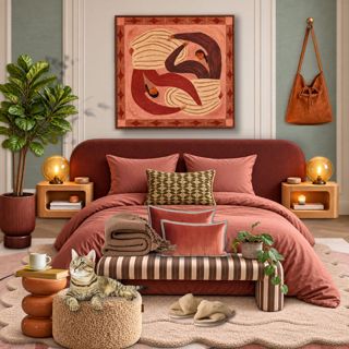 #weekend #bohodecor #dreamy #serene #textured #designgames #sunsethuesbedroom