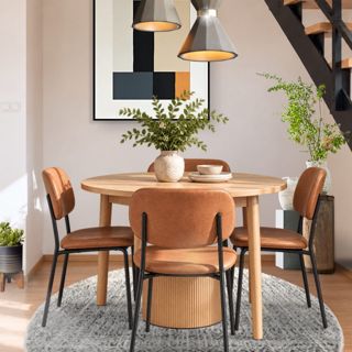 #series #diningstyle #earthytones #modernhome #designgames #cityloftdiningroom