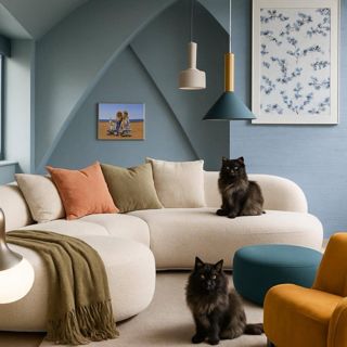 #daily #chillroom #blues #minimalist #serenity #designgames #softblue #aigenerated