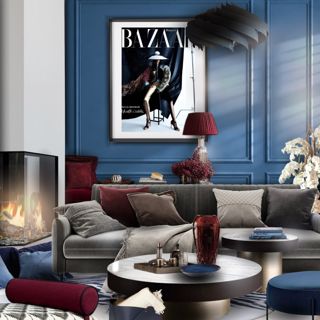 #classic #cozyvibes #homedecor #designgames #bluecomfort