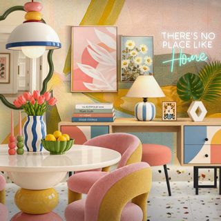 #limited #vibrantdesign #playfulhome #creativeworkspace #designgames #artfulescape