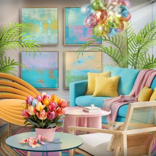 #limited #colorful #cozyliving #artsy #decor #designgames #colorfulretreat